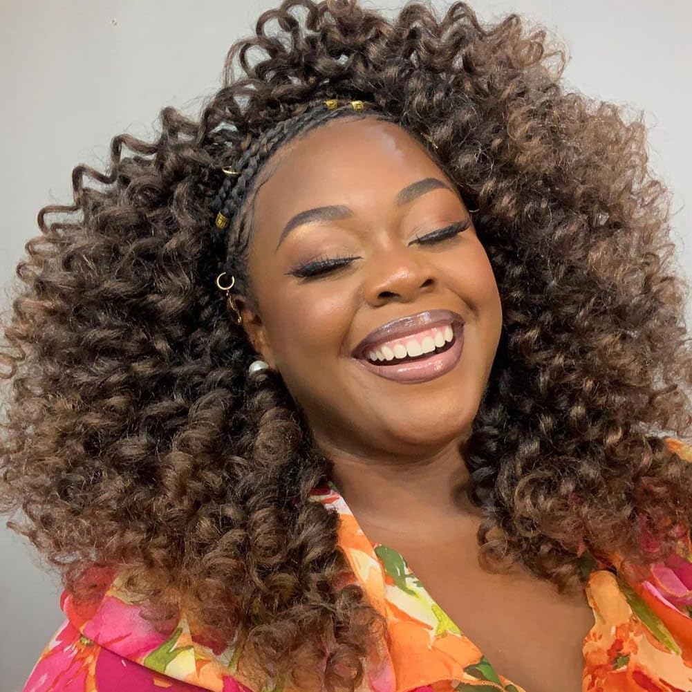 ( US ONLY) FAST SHIPPING WC | Toyotress Wand Curl Crochet Hair - 6 Packs Jet Black Jamaican Bounce Crochet Hair, Short Bob Curly Crochet Braids Bouncy Curls Synthetic Braiding Hair Extensions