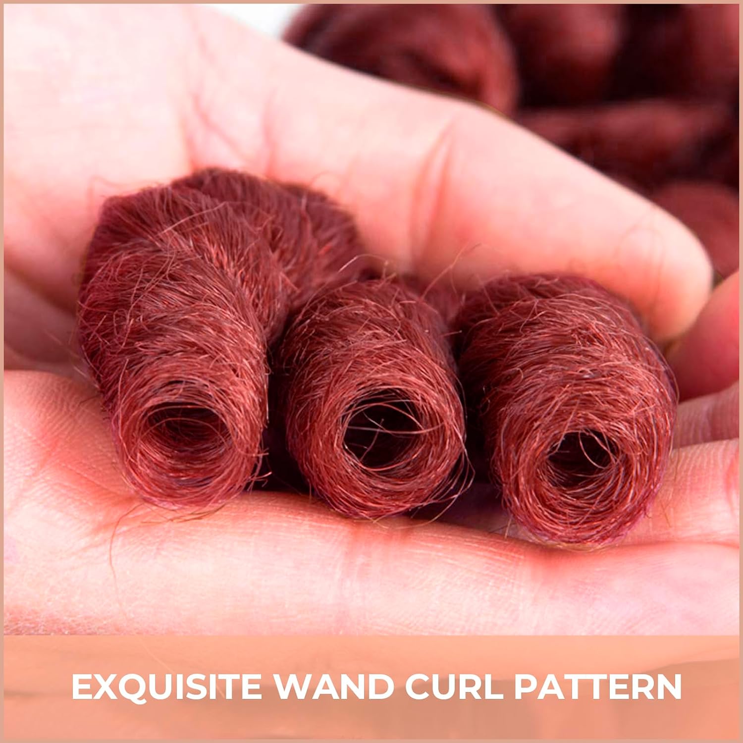 ( US ONLY) FAST SHIPPING WC | Toyotress Wand Curl Crochet Hair - 6 Packs Jet Black Jamaican Bounce Crochet Hair, Short Bob Curly Crochet Braids Bouncy Curls Synthetic Braiding Hair Extensions