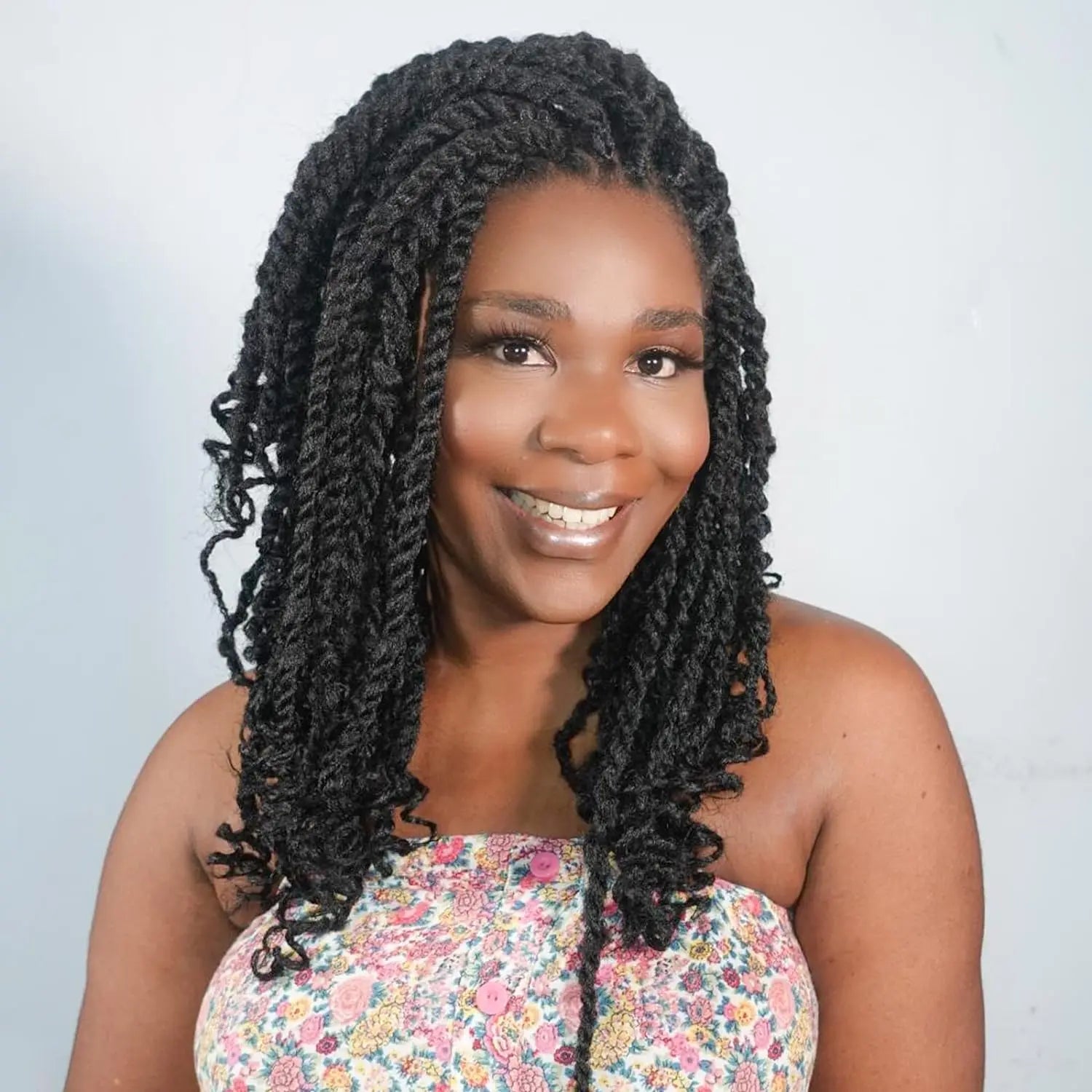 ( US ONLY) FAST SHIPPING Marley Hair | Toyotress® Marley Twist Hair - Short Black Marley Hair For Faux Locs, Afro Kinky Curly Marley Twist Braiding Hair Extensions Synthetic Toyotress