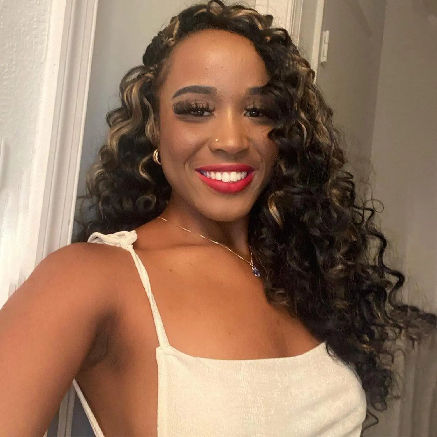 ( US ONLY) FAST SHIPPING BC | Toyotress® Freetress Beach Curl Crochet Hair Gogo Curl Jamaican Bounce Wavy Curly Pre-Looped Synthetic Hair Extensions Toyotress