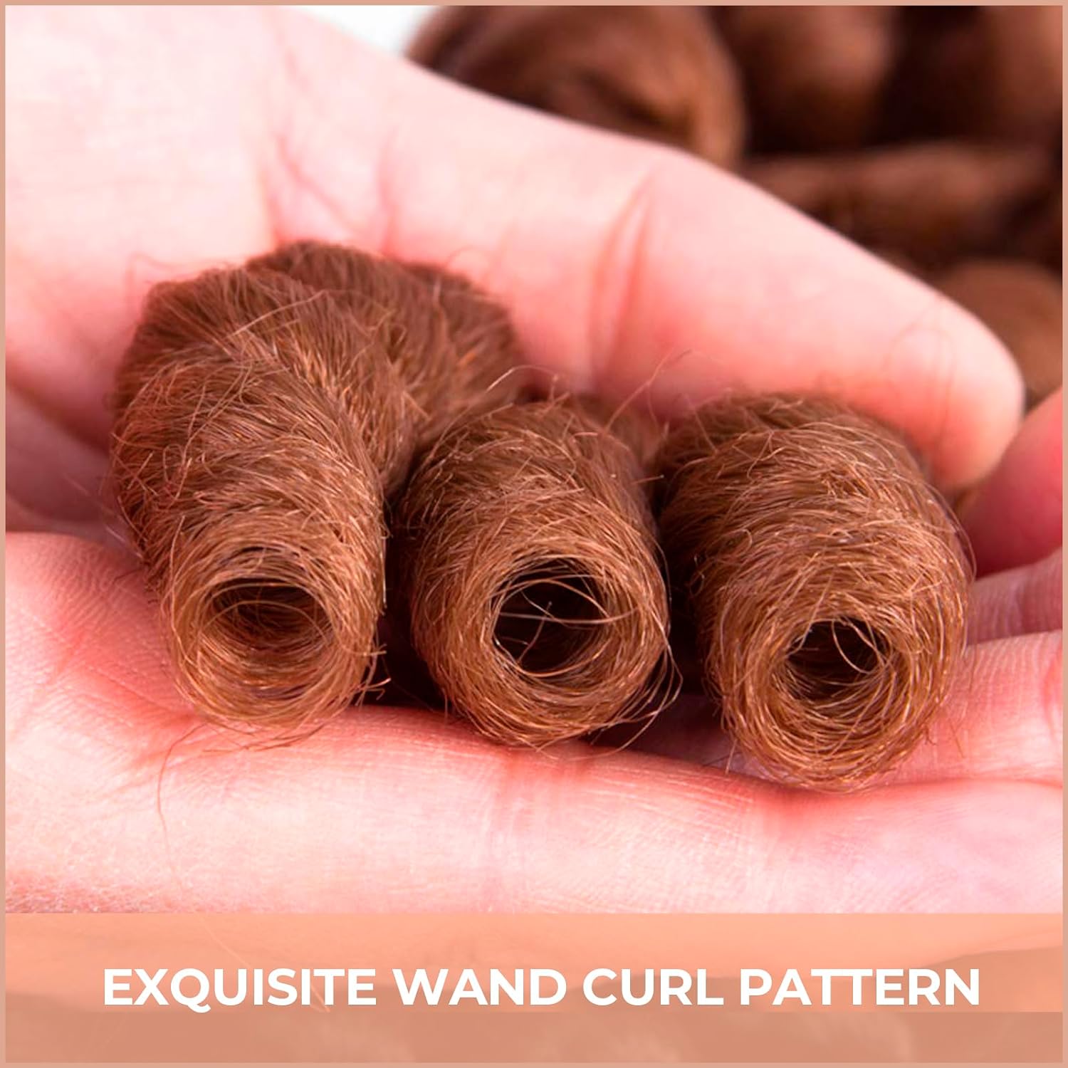 ( US ONLY) FAST SHIPPING WC | Toyotress Wand Curl Crochet Hair - 6 Packs Jet Black Jamaican Bounce Crochet Hair, Short Bob Curly Crochet Braids Bouncy Curls Synthetic Braiding Hair Extensions