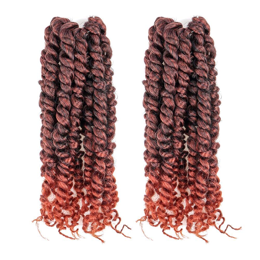 FAST SHIPPING 3-5 DAY NB | ToyoTress Tiana Passion Twist Hair - Pre-twisted Crochet Braids Natural Black, Pre-looped Synthetic Braiding Hair Extensions