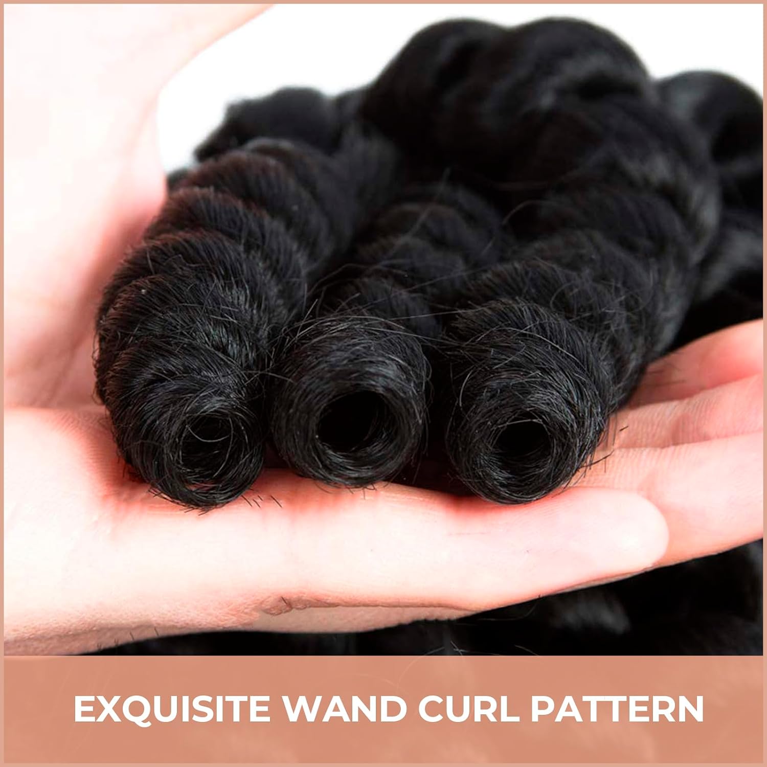 FAST SHIPPING 3-5 DAY WC | Toyotress Wand Curl Crochet Hair - 6 Inch 6 Packs Jet Black Jamaican Bounce Crochet Hair, Short Bob Curly Crochet Braids Bouncy Curls Synthetic Braiding Hair Extensions (6 Inch, 1-6P)