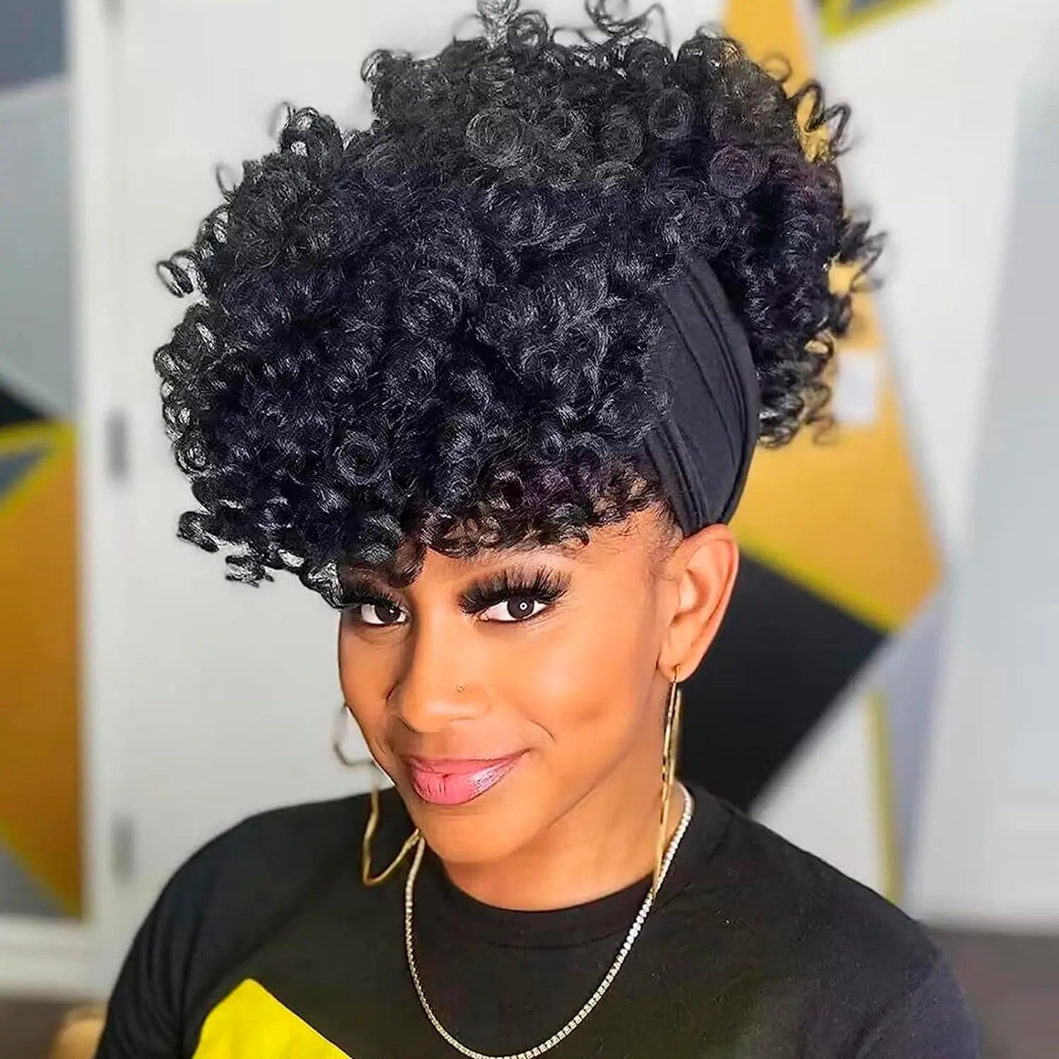 ( US ONLY) FAST SHIPPING WC | Toyotress® Wand Curl Crochet Hair - 6 Packs Jet Black Jamaican Bounce Crochet Hair, Short Bob Curly Crochet Braids Bouncy Curls Synthetic Braiding Hair Extensions Toyotress