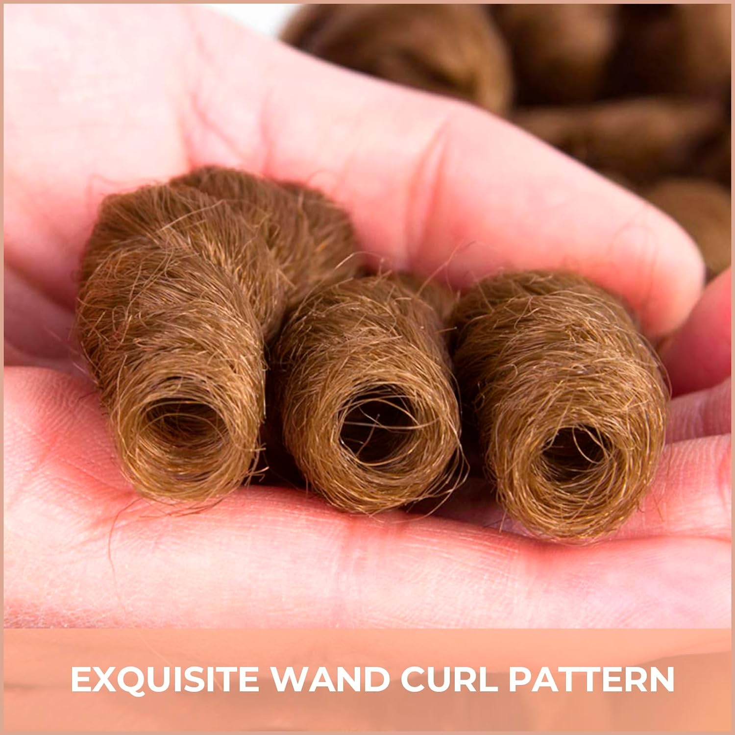 ( US ONLY) FAST SHIPPING WC | Toyotress Wand Curl Crochet Hair - 6 Packs Jet Black Jamaican Bounce Crochet Hair, Short Bob Curly Crochet Braids Bouncy Curls Synthetic Braiding Hair Extensions