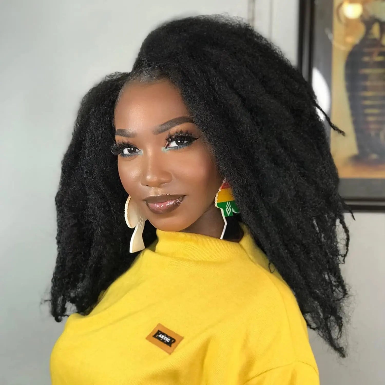 ( US ONLY) FAST SHIPPING Marley Hair | Toyotress® Marley Twist Hair - Short Black Marley Hair For Faux Locs, Afro Kinky Curly Marley Twist Braiding Hair Extensions Synthetic Toyotress