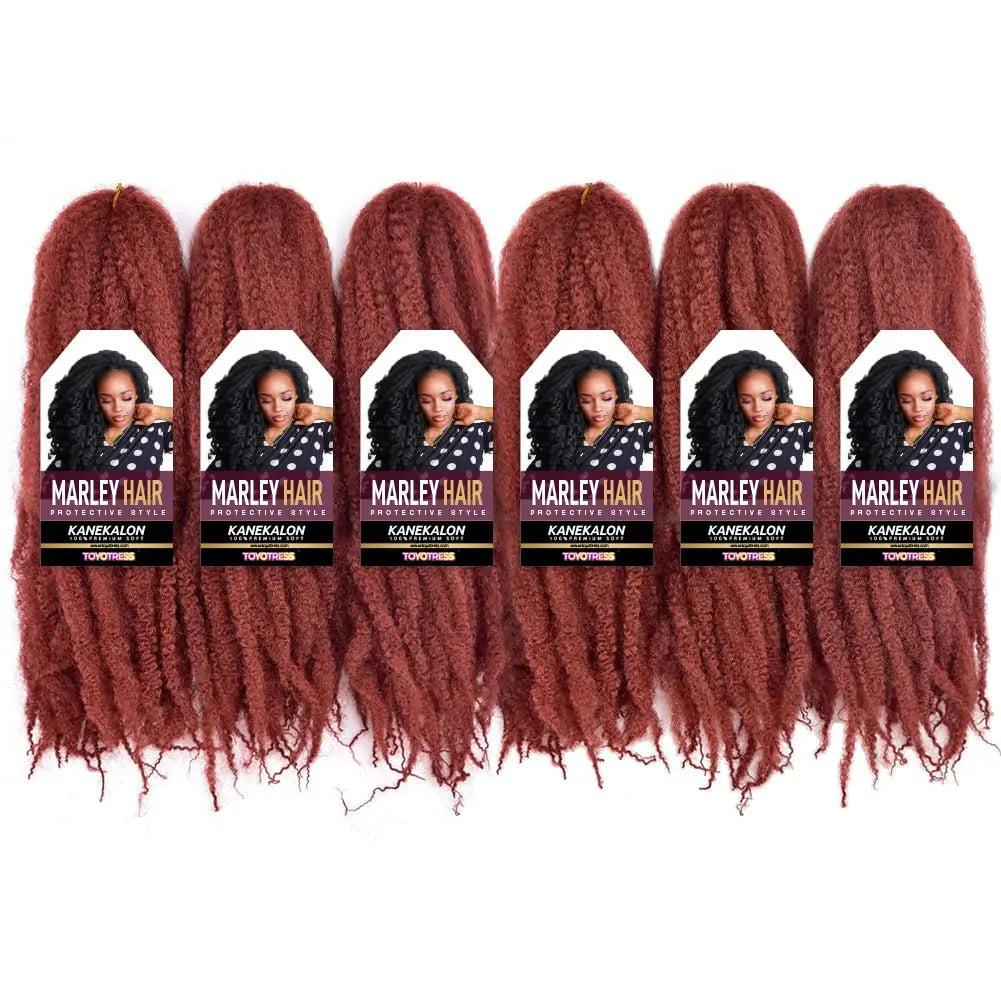 ( US ONLY) FAST SHIPPING Marley Hair | Toyotress® Marley Twist Hair - Short Black Marley Hair For Faux Locs, Afro Kinky Curly Marley Twist Braiding Hair Extensions Synthetic Toyotress