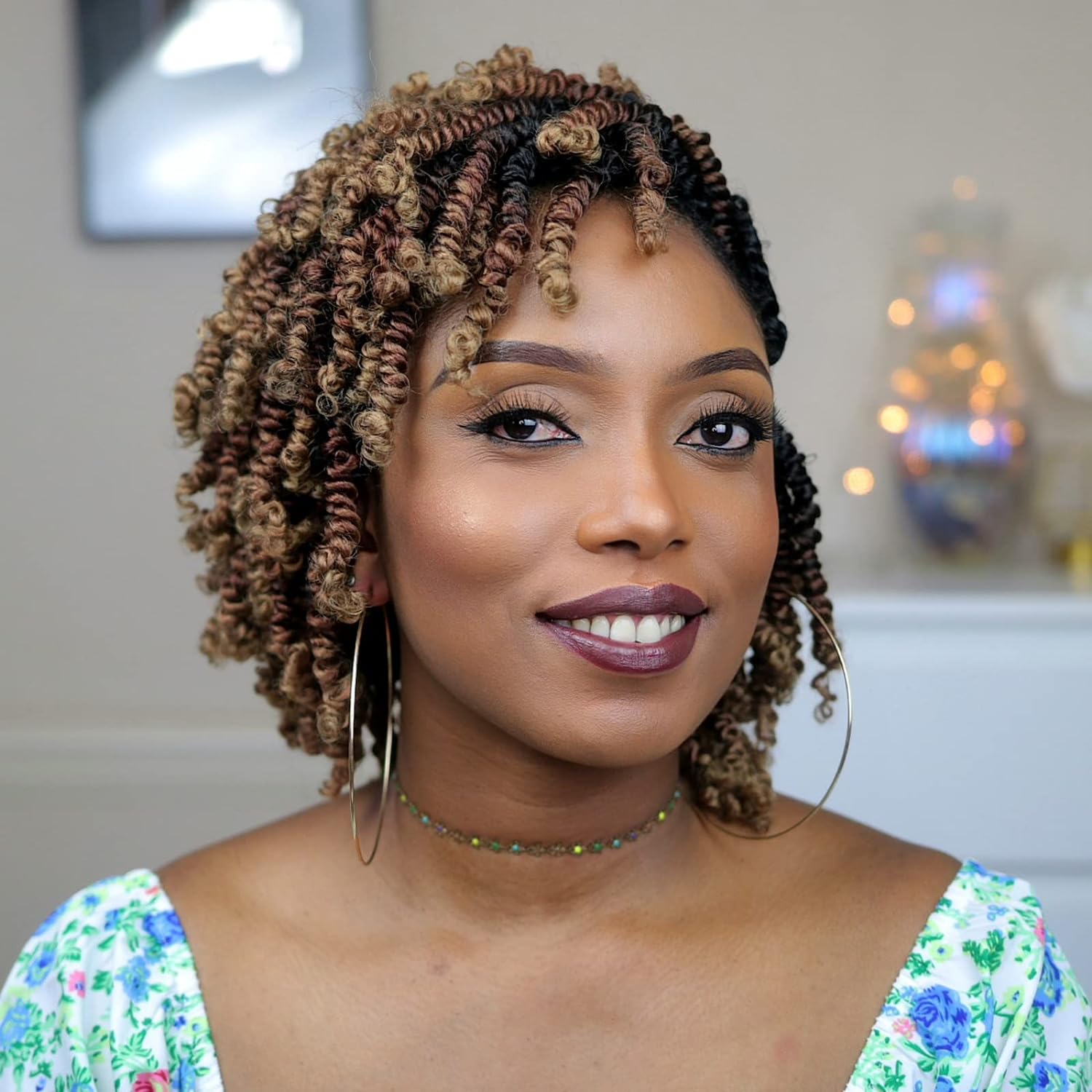 FAST SHIPPING 3-5 DAY Bob Spring | TOYOTRESS Bob Spring Twist (160 strands), Short Fluffy Twist, Pre-Twisted Pre-Looped Crochet Install Hair Super Cute & Versatile Crochet Braids