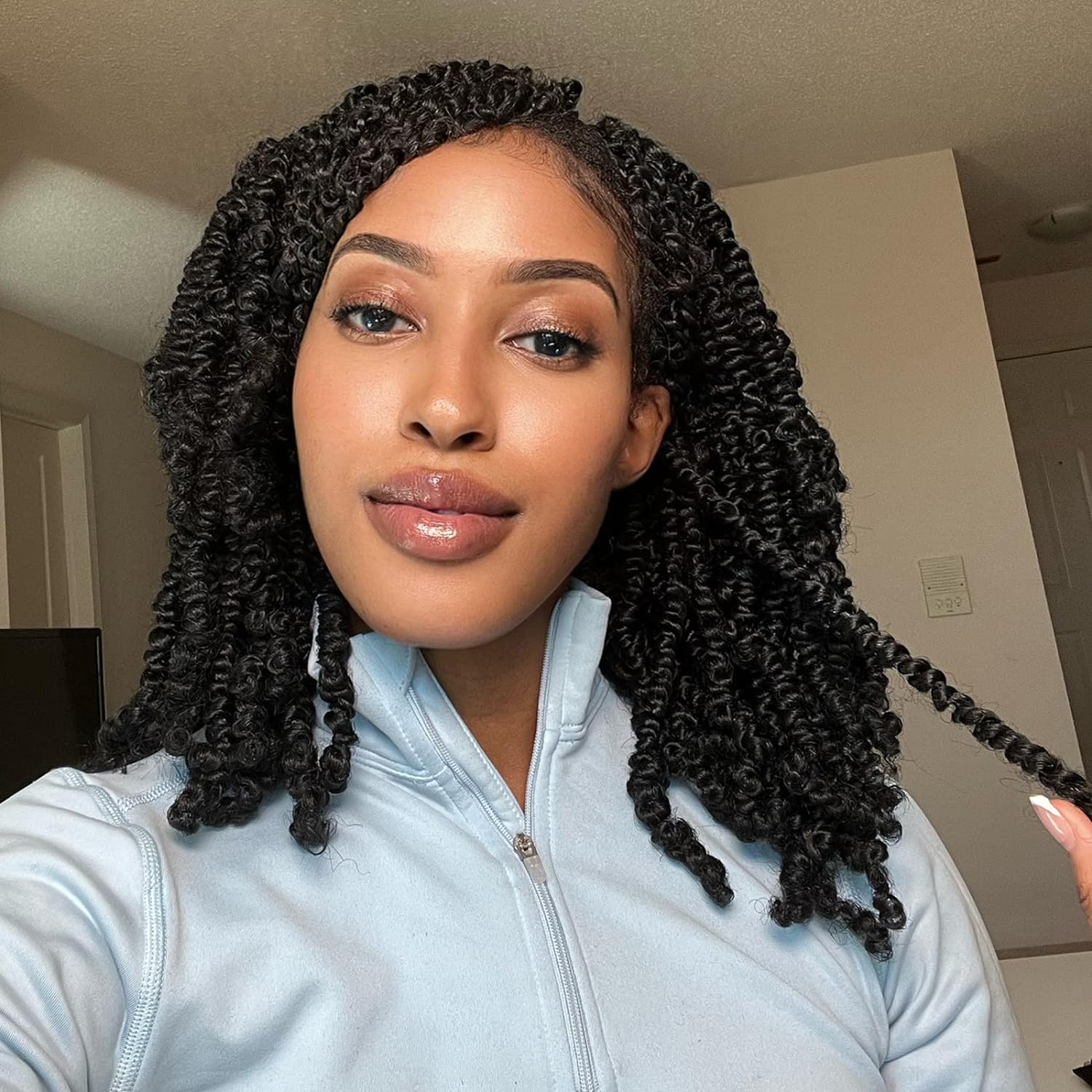 FAST SHIPPING 3-5 DAY Bob Spring | TOYOTRESS Bob Spring Twist (160 strands), Short Fluffy Twist, Pre-Twisted Pre-Looped Crochet Install Hair Super Cute & Versatile Crochet Braids