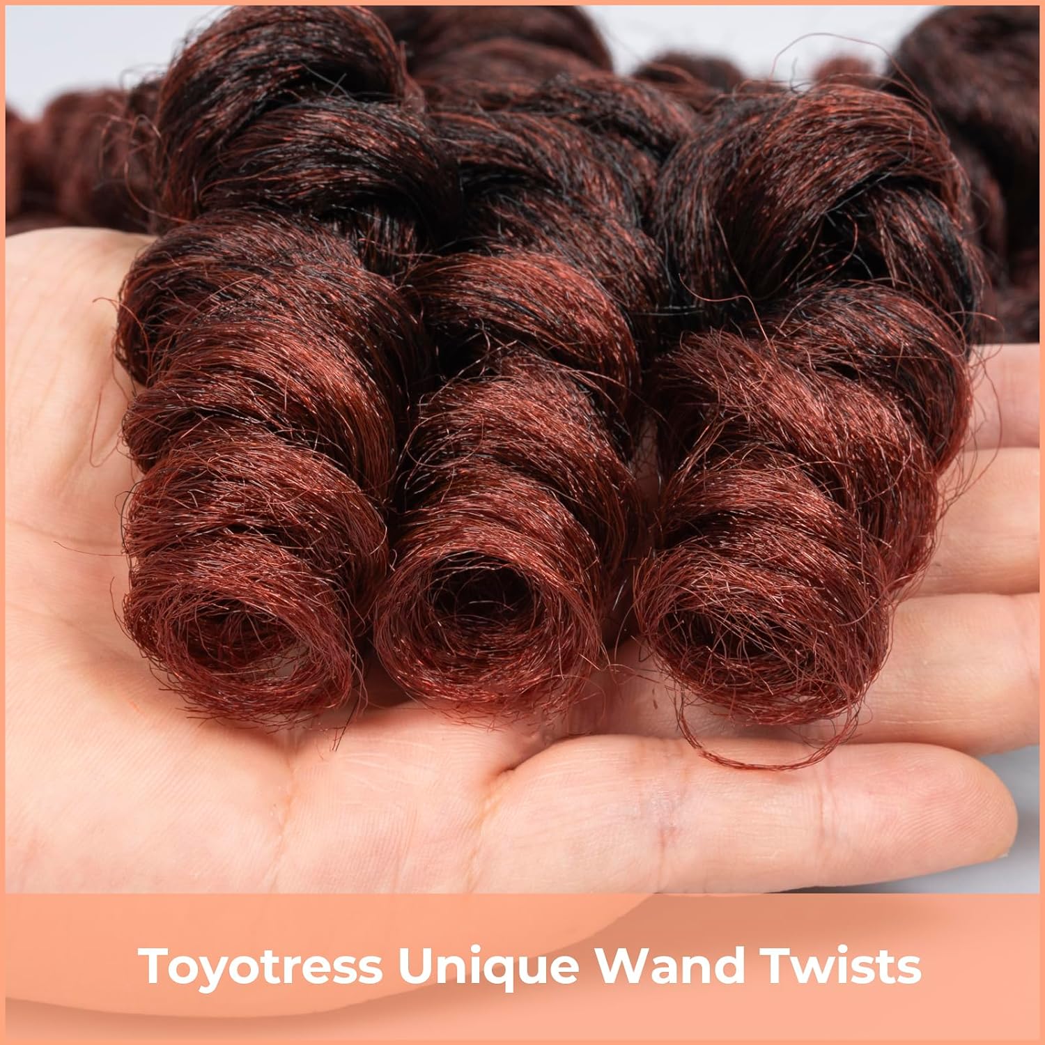 ( US ONLY) FAST SHIPPING WC | Toyotress Wand Curl Crochet Hair - 6 Packs Jet Black Jamaican Bounce Crochet Hair, Short Bob Curly Crochet Braids Bouncy Curls Synthetic Braiding Hair Extensions