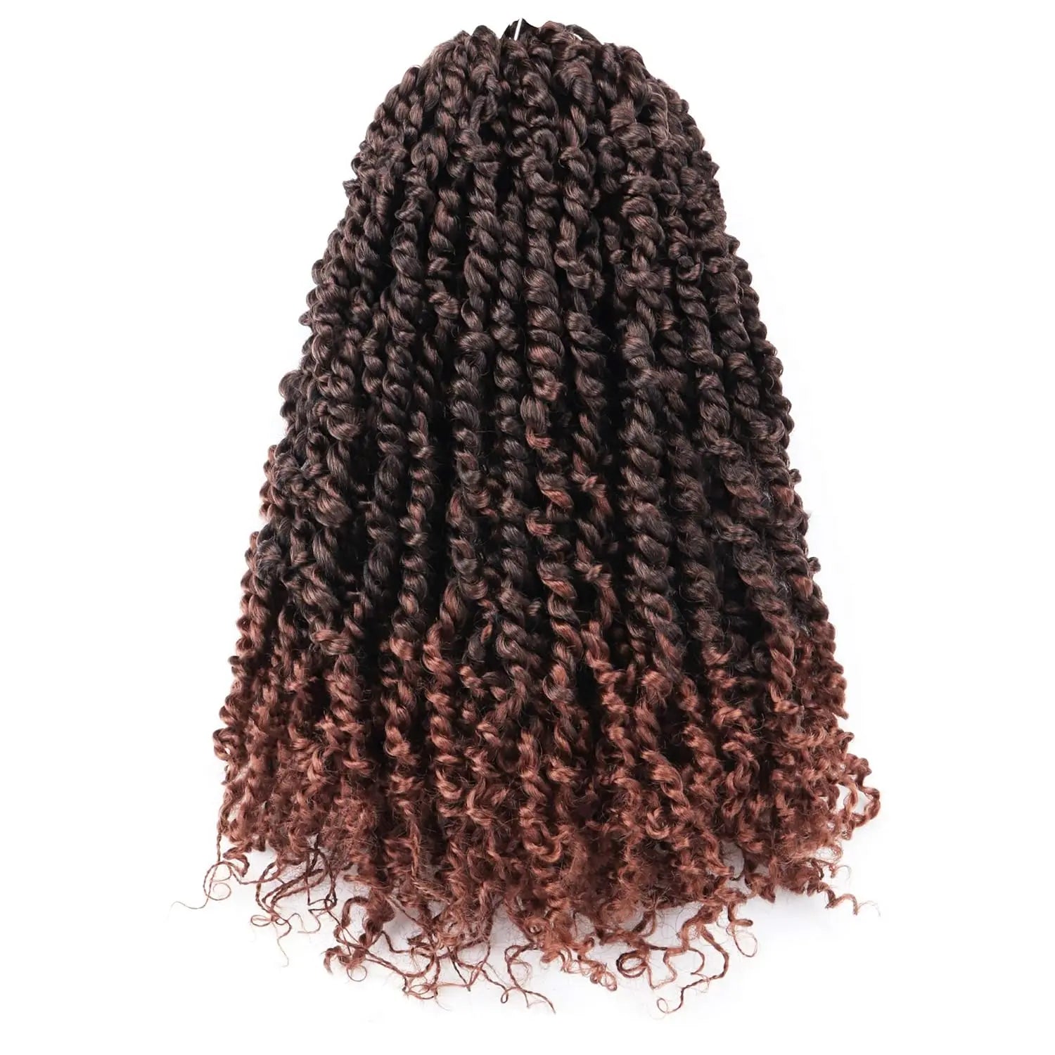 ( US ONLY) FAST SHIPPING NB | Toyotress® Tiana Passion Twist Hair - Pre-twisted Crochet Braids Natural Black, Pre-looped Synthetic Braiding Hair Extensions Toyotress