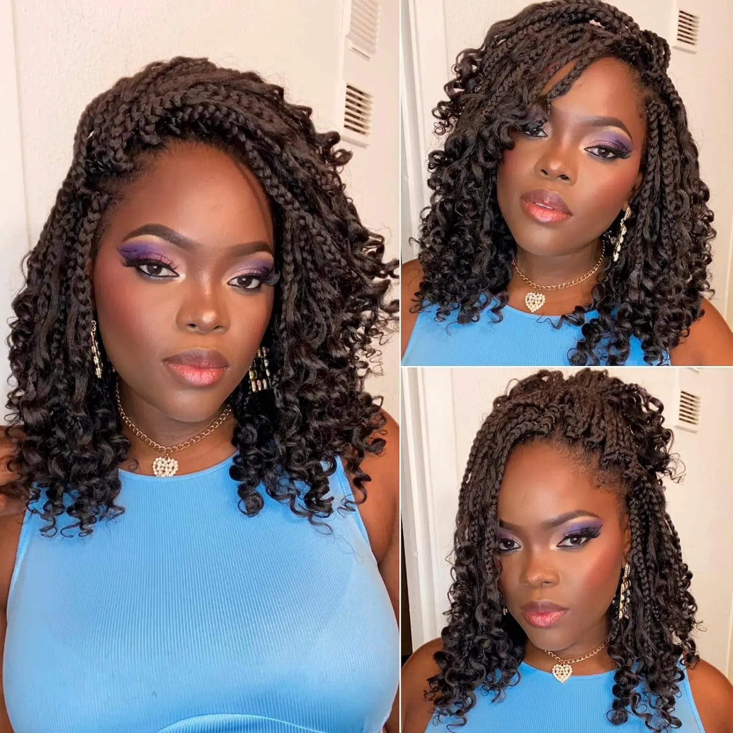 ( US ONLY) FAST SHIPPING Bob Spring | Toyotress® Bob Spring Twist, Short Fluffy Twist, Pre-Twisted Pre-Looped Crochet Install Hair Super Cute & Versatile Crochet Braids Toyotress