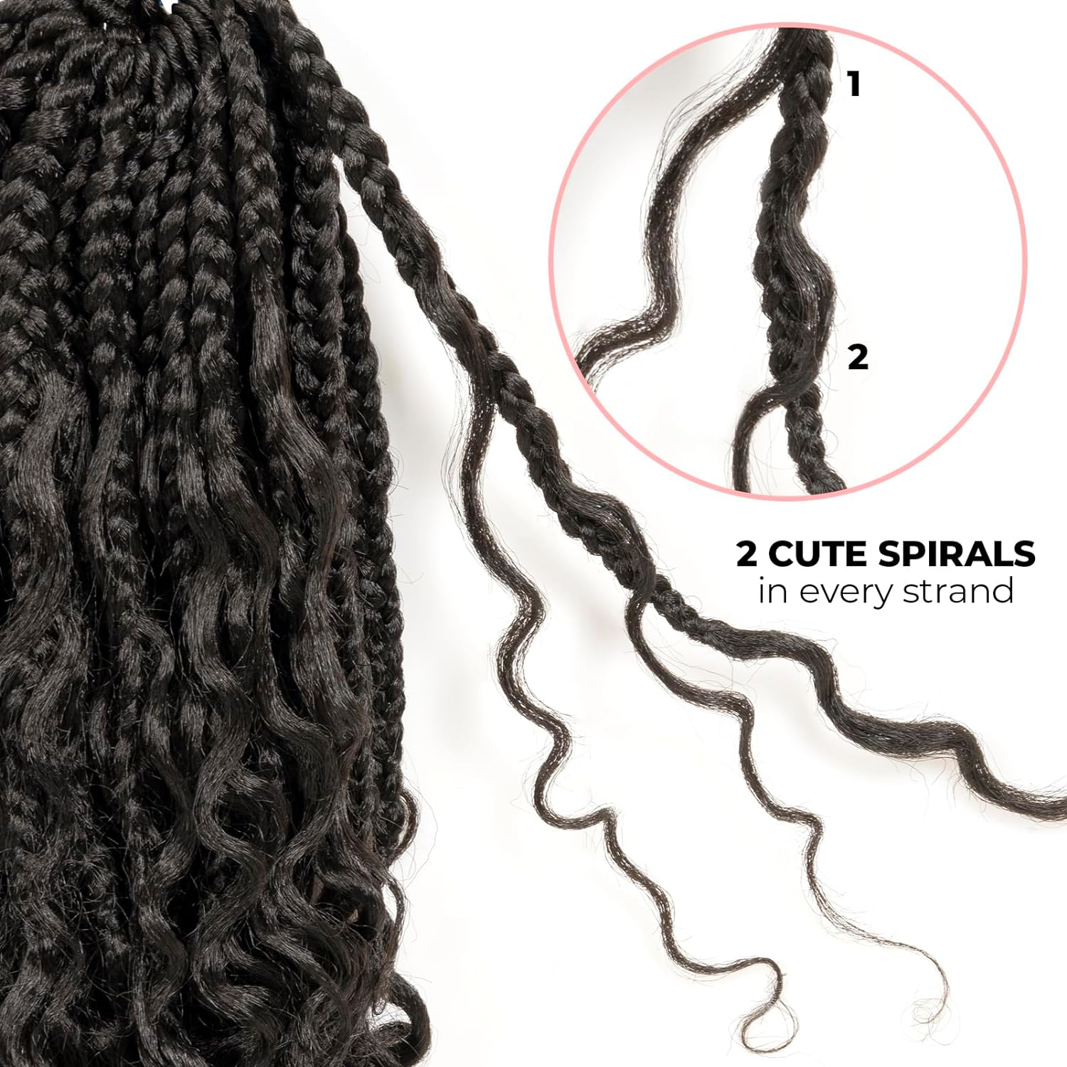 FAST SHIPPING 3-5 DAY Bob Spring | TOYOTRESS Bob Spring Twist (160 strands), Short Fluffy Twist, Pre-Twisted Pre-Looped Crochet Install Hair Super Cute & Versatile Crochet Braids