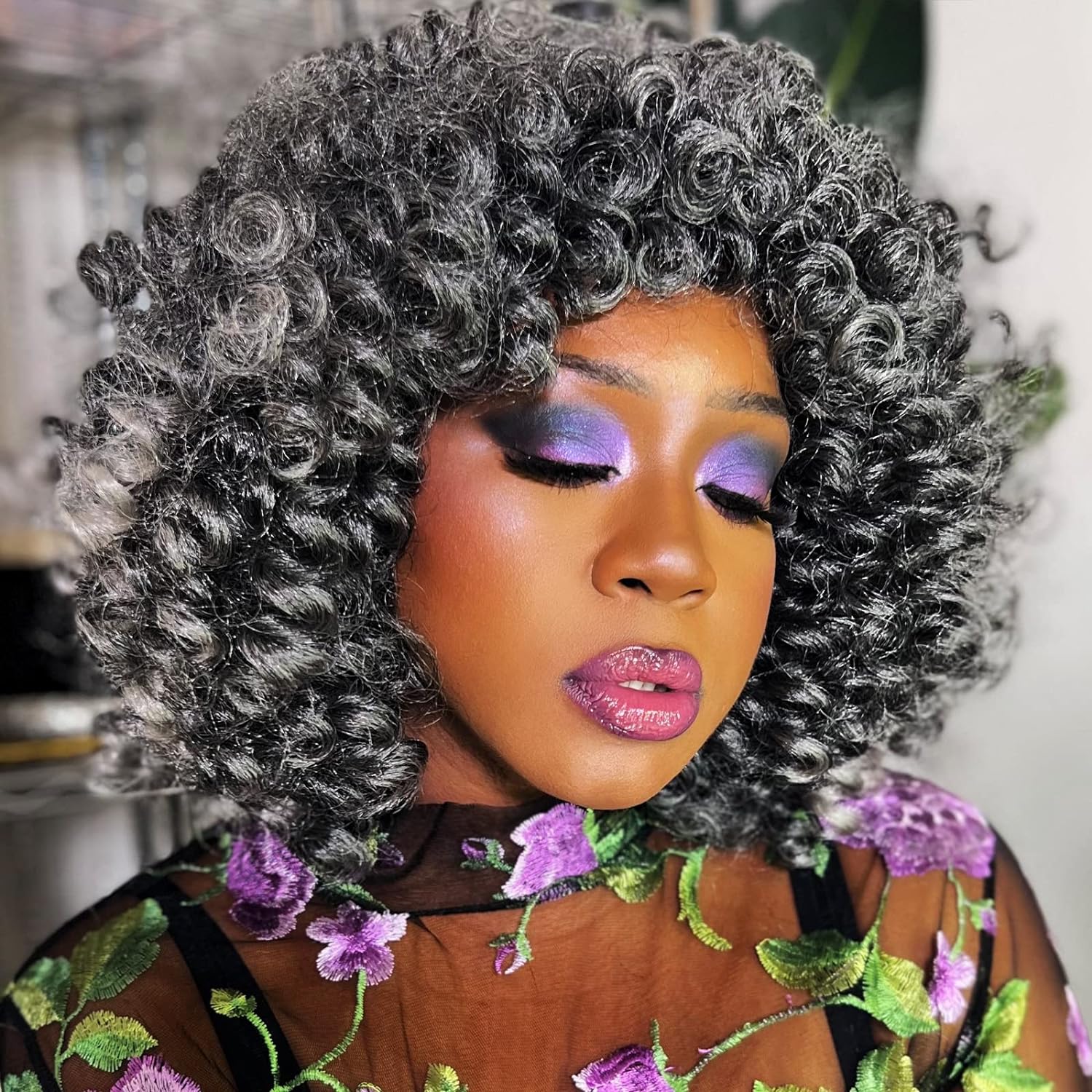 ( US ONLY) FAST SHIPPING WC | Toyotress Wand Curl Crochet Hair - 6 Packs Jet Black Jamaican Bounce Crochet Hair, Short Bob Curly Crochet Braids Bouncy Curls Synthetic Braiding Hair Extensions