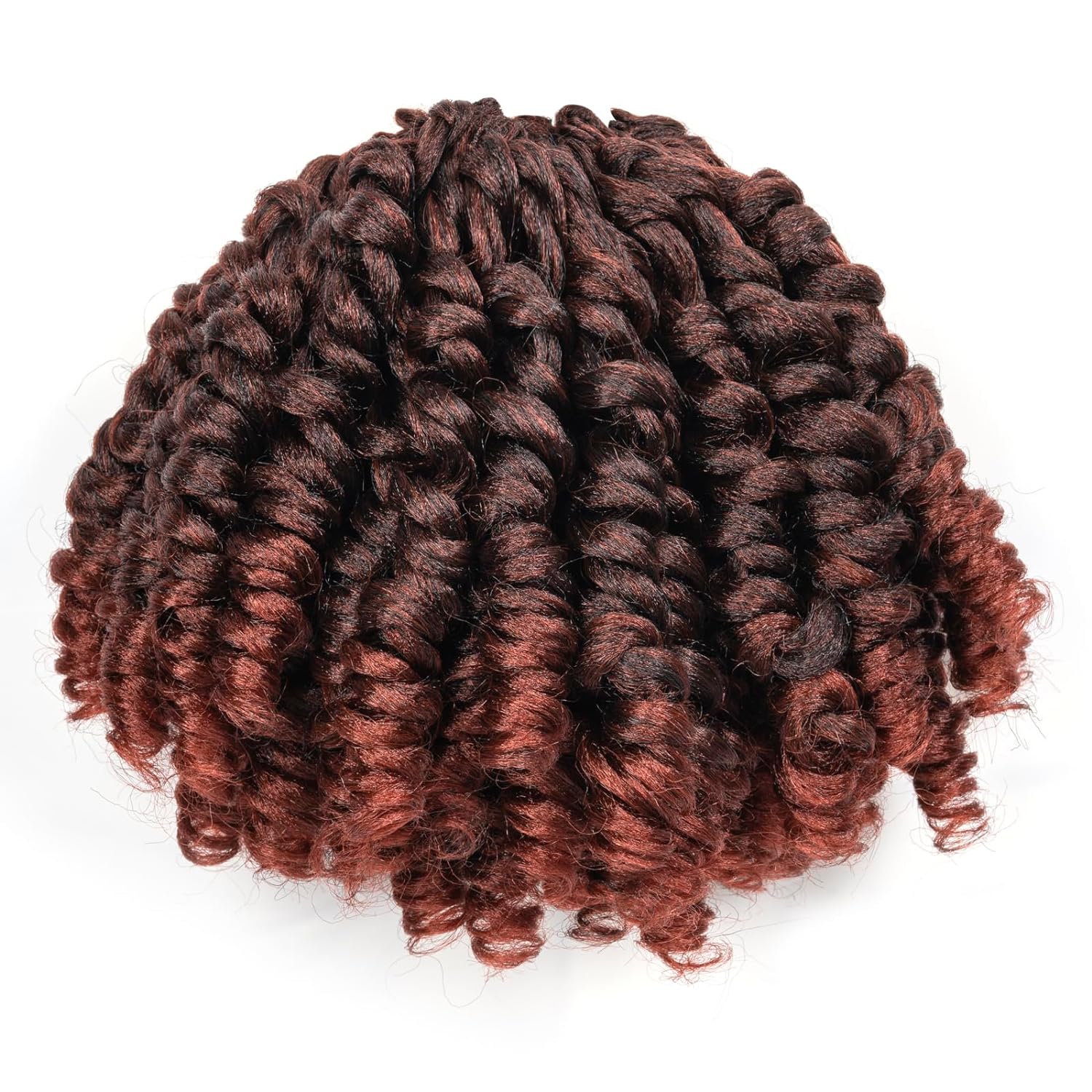 FAST SHIPPING 3-5 DAY WC | Toyotress Wand Curl Crochet Hair - 6 Inch 6 Packs Jet Black Jamaican Bounce Crochet Hair, Short Bob Curly Crochet Braids Bouncy Curls Synthetic Braiding Hair Extensions (6 Inch, 1-6P)