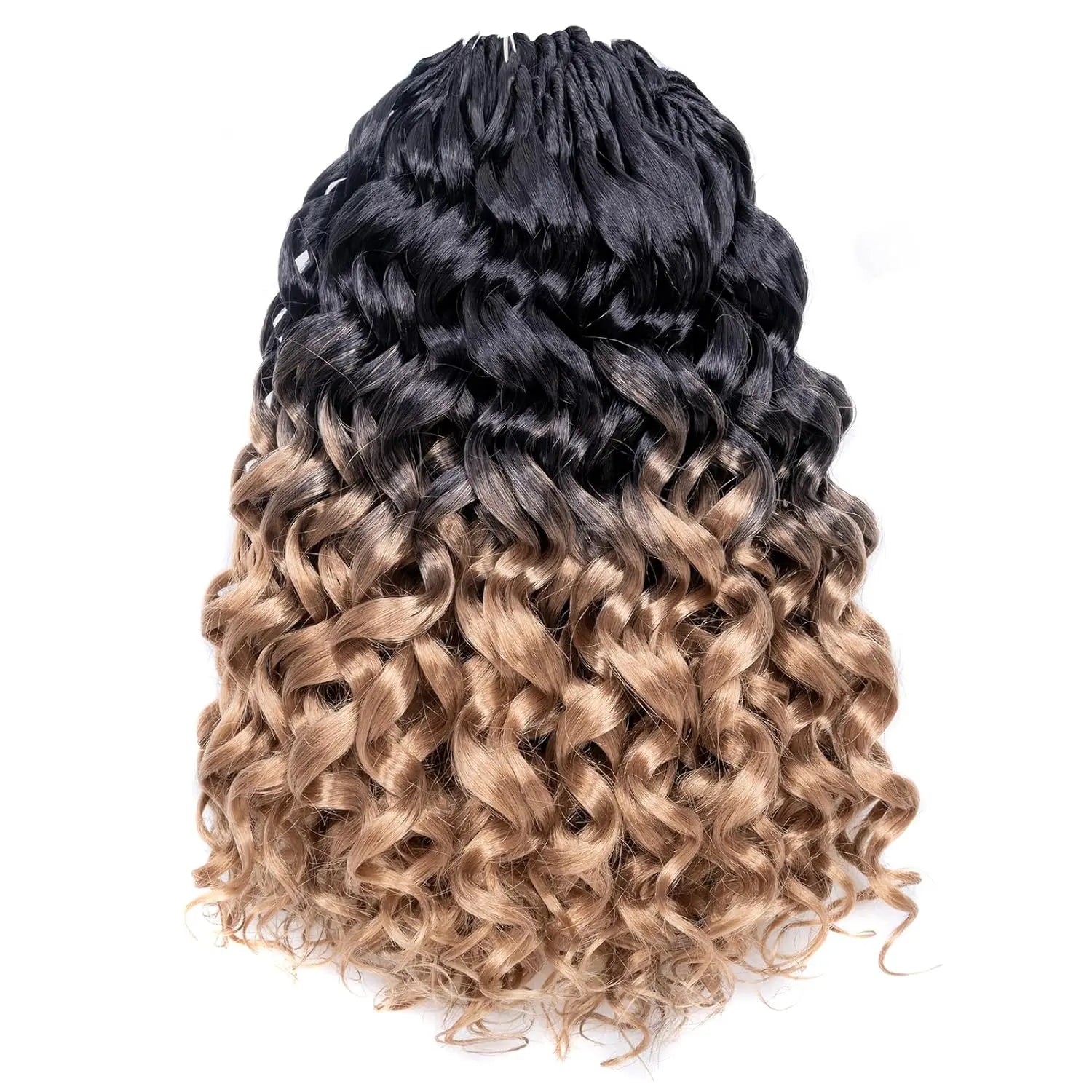 ( US ONLY) FAST SHIPPING BC | Toyotress® Freetress Beach Curl Crochet Hair Gogo Curl Jamaican Bounce Wavy Curly Pre-Looped Synthetic Hair Extensions Toyotress