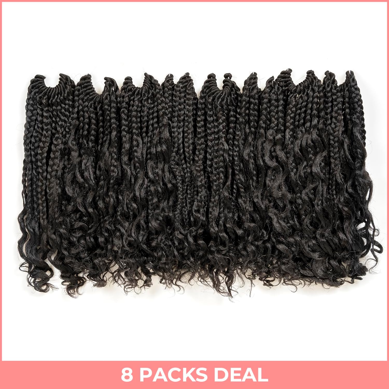 FAST SHIPPING 3-5 DAY Bob Spring | TOYOTRESS Bob Spring Twist (160 strands), Short Fluffy Twist, Pre-Twisted Pre-Looped Crochet Install Hair Super Cute & Versatile Crochet Braids