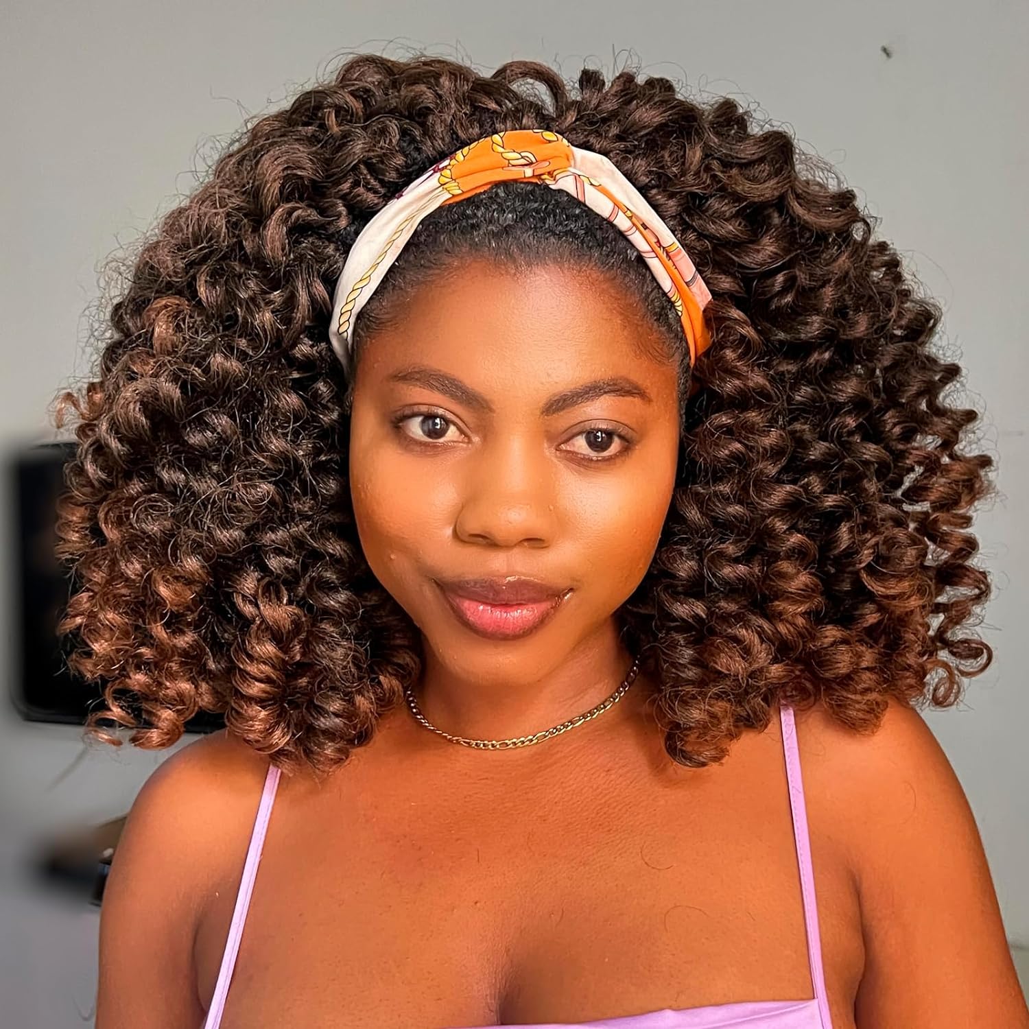 FAST SHIPPING 3-5 DAY WC | Toyotress Wand Curl Crochet Hair - 6 Inch 6 Packs Jet Black Jamaican Bounce Crochet Hair, Short Bob Curly Crochet Braids Bouncy Curls Synthetic Braiding Hair Extensions (6 Inch, 1-6P)