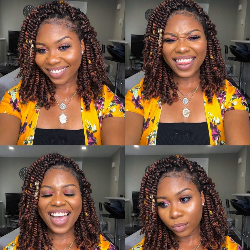 Bohemian Crochet Braiding Hair 12 Inches for Butterfly Locs or Passion Twists - Toyotress