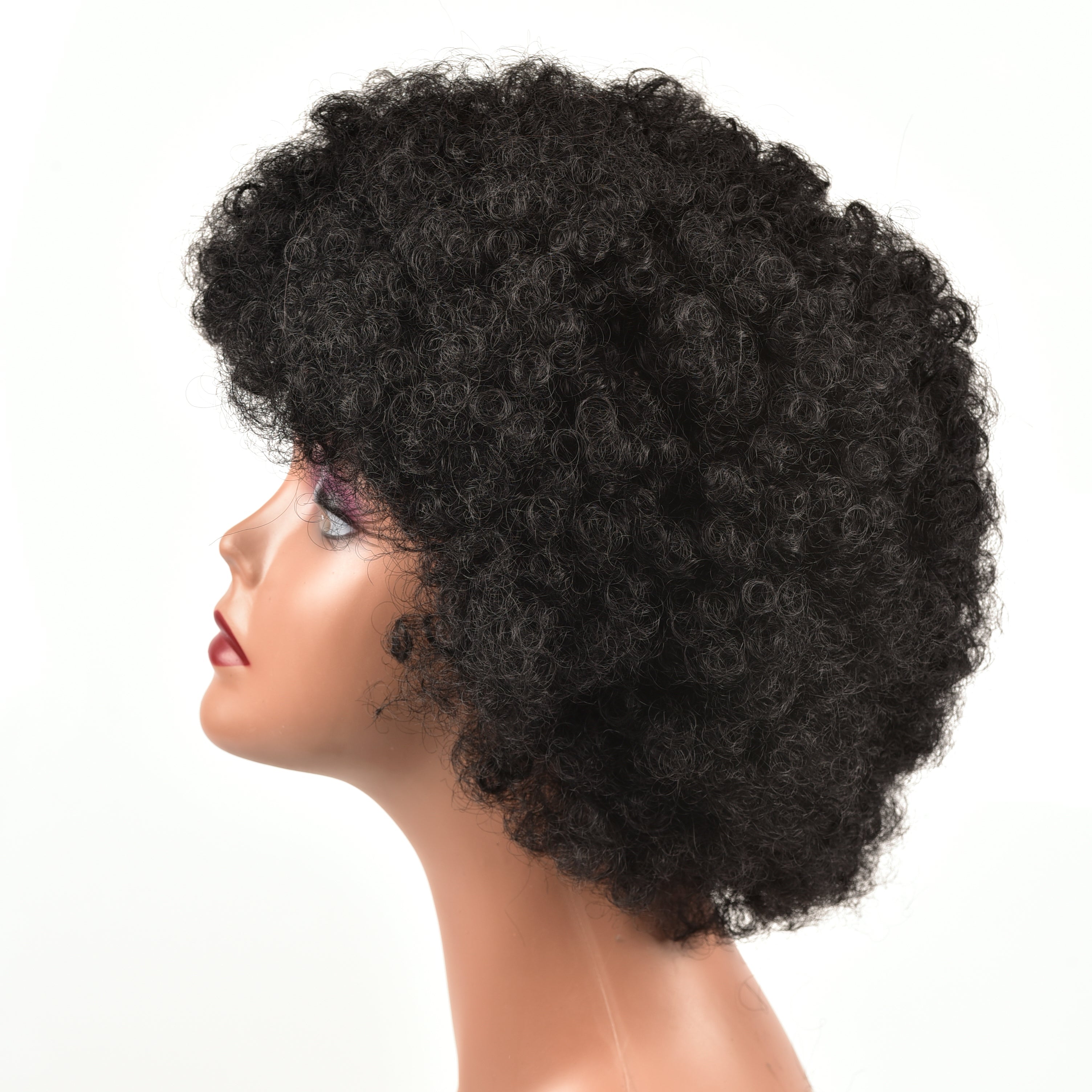 Toyotress Short Afro Kinky Curly Wigs 6