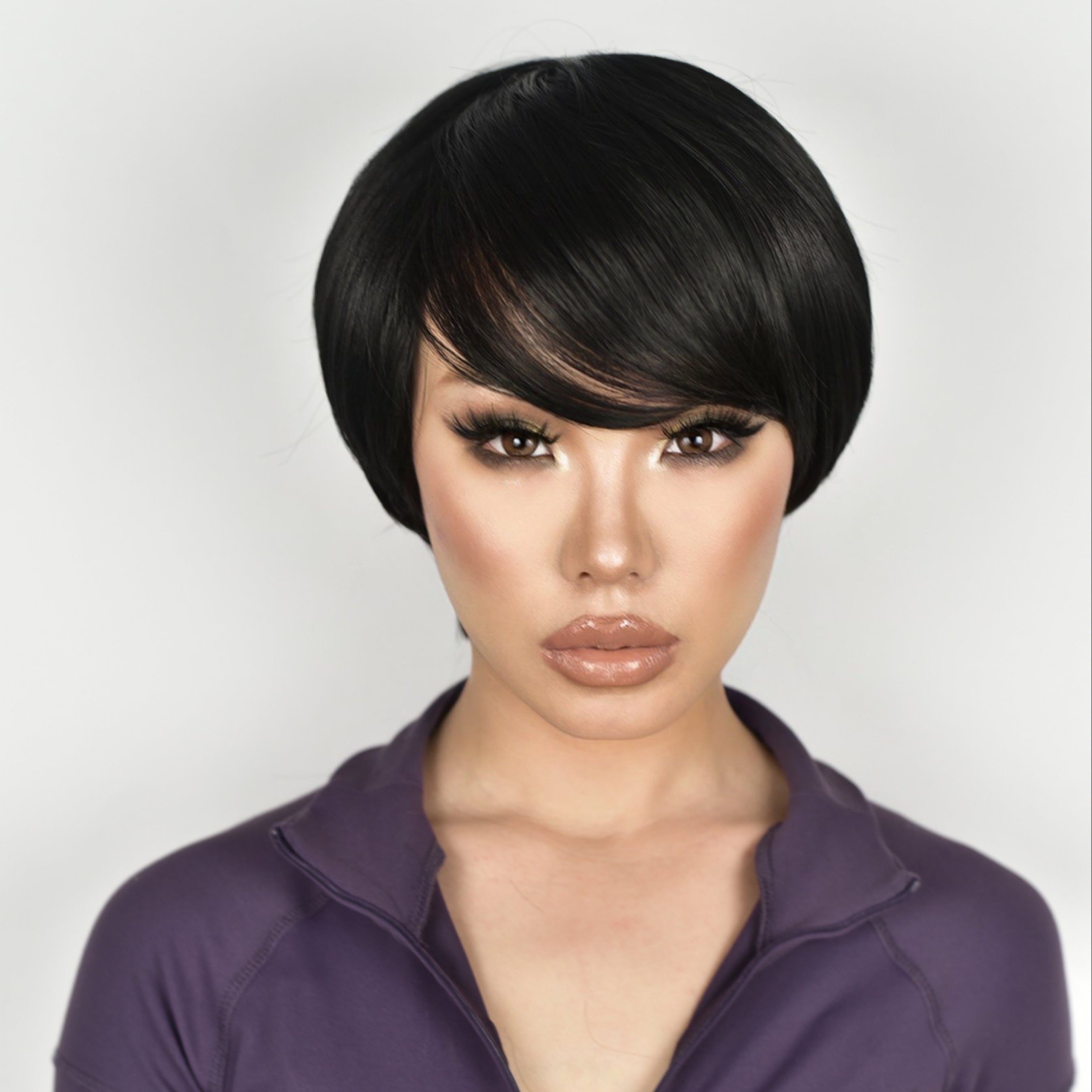 TOYOTRESS VANESSA SHORT NEAT BOB SYNTHETIC WIG 4