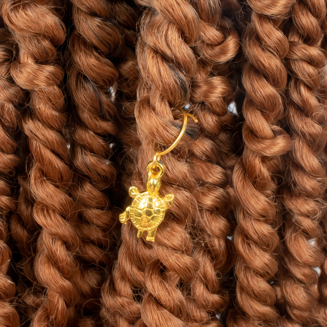 Toyotress Jewelry Aluminum Dreadlocks Hair Jewelry Rings Metal Hair Cuffs Hair Decorations Pendants